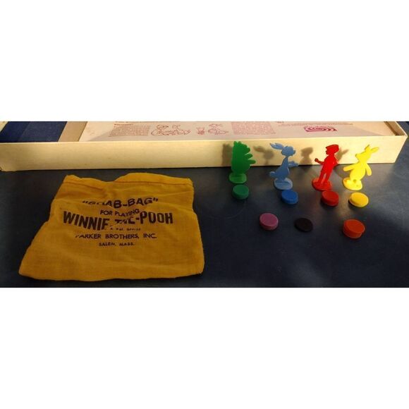 Winnie The Pooh Game Vintage Board Game - (Walt Disney, 1964) Complete Parker Br - Picture 6 of 7